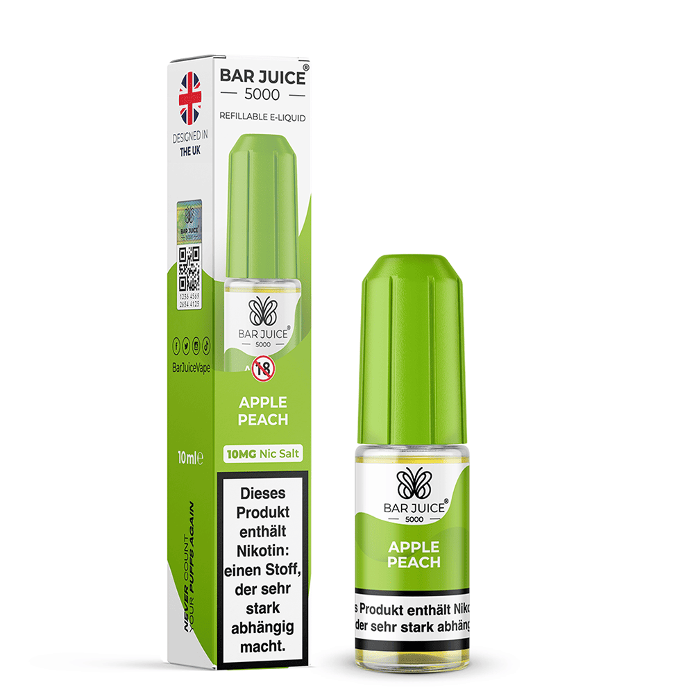 Bar Juice Nikotinsalz Apple Peach Liquid