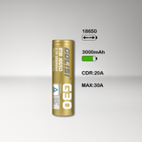 Golisi G30 Akku 18650 3000mAh/20A