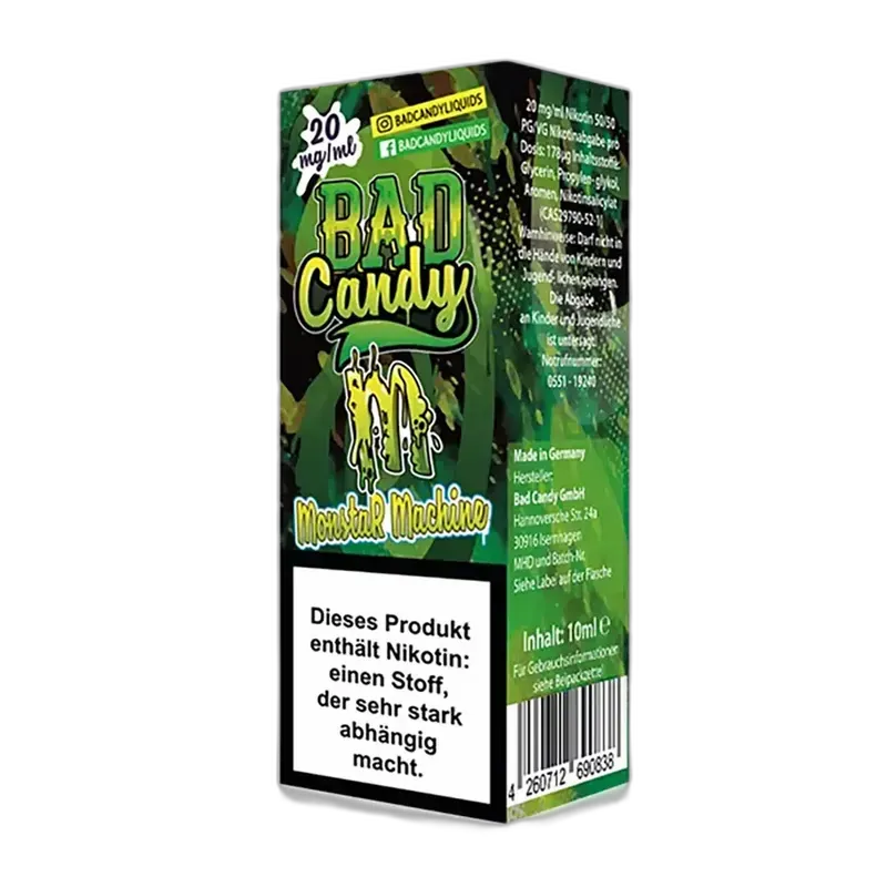 Liquid Monstar Machine - Bad Candy Nikotinsalz