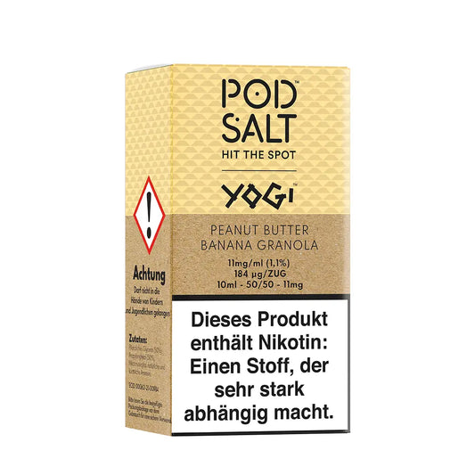 Liquid Peanut Butter Banana Granola - Pod Salt Fusion Nikotinsalz