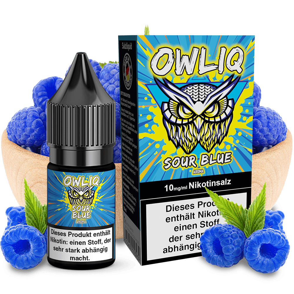 OWLIQ Nikotinsalz Sour Blue 10ml Liquid