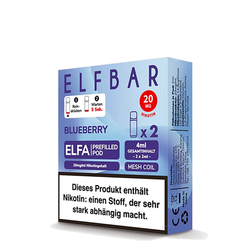 ELFBAR Elfa Pods alle Sorten