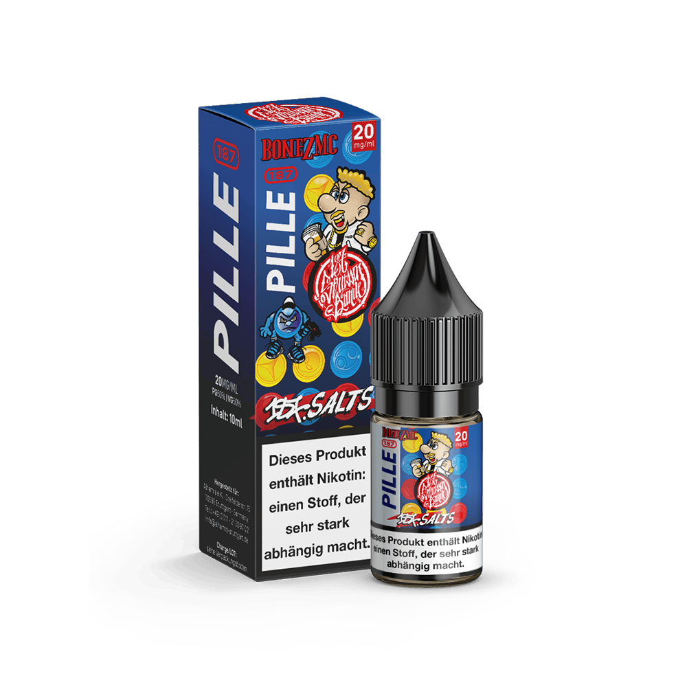 187 Strassenbande Nikotinsalz Pille Bonez MC 10ml