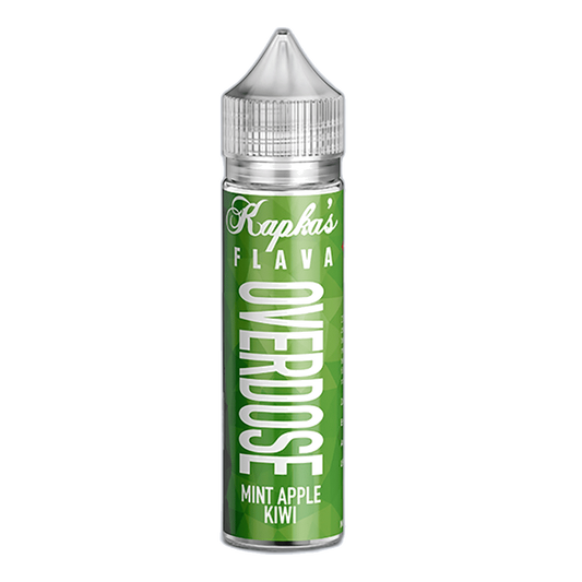 Kapka`s Aroma Longfill - Mint Apple Kiwi Overdose - 6ml Aroma in 60ml Flasche