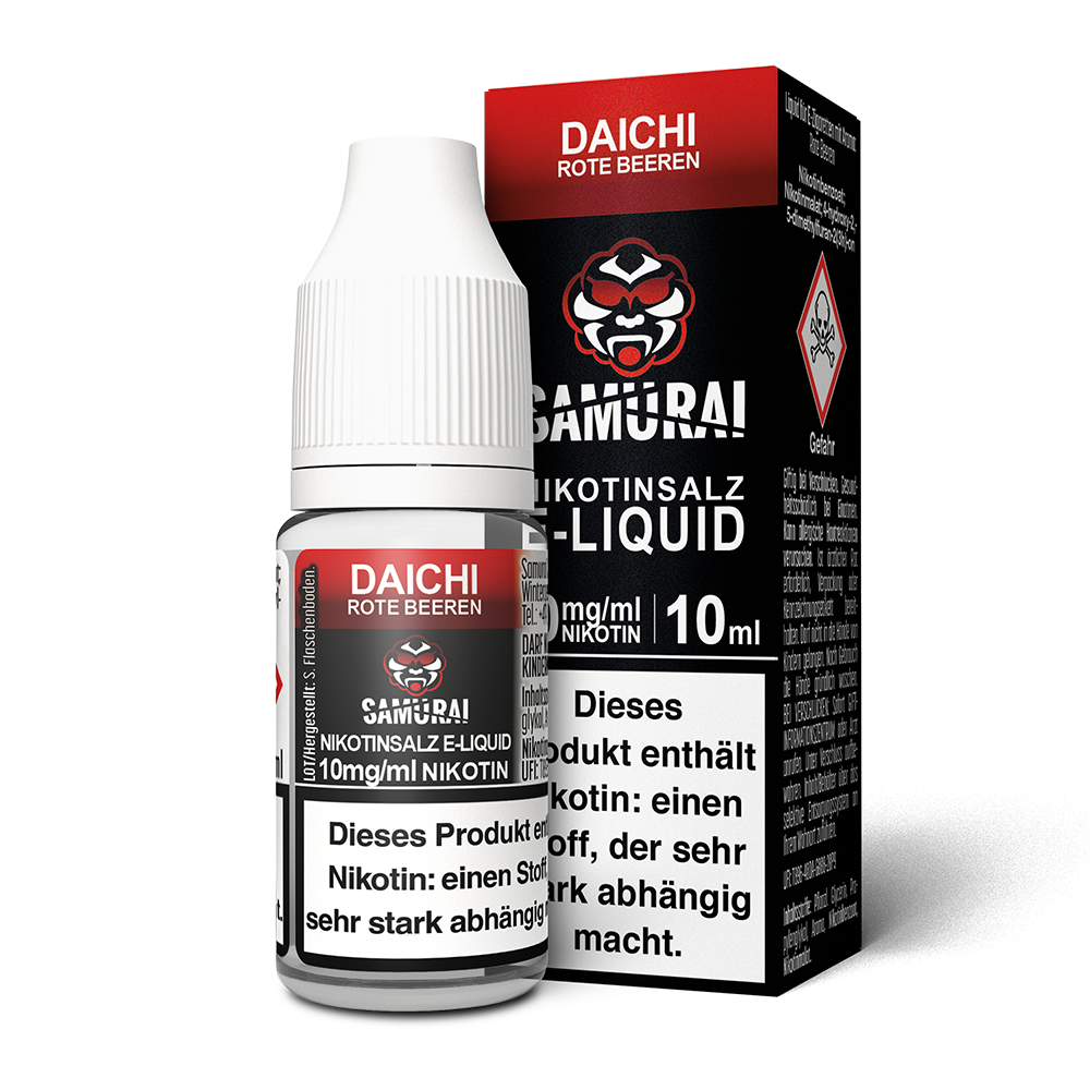 Liquid Daichi Rote Beeren - Samurai Nikotinsalz
