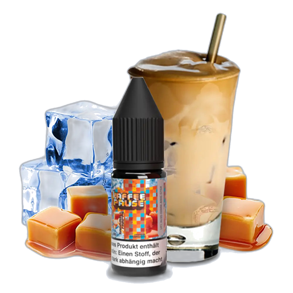Liquid Karamell Frappe Ice - Kaffeepause by Steamshots Nikotinsalz 20mg