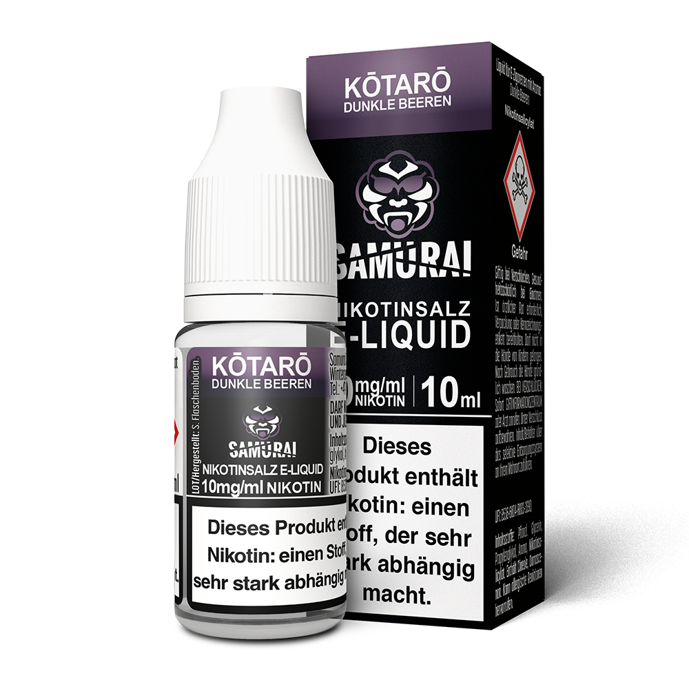Liquid Kotaro Dunkle Beeren - Samurai Nikotinsalz