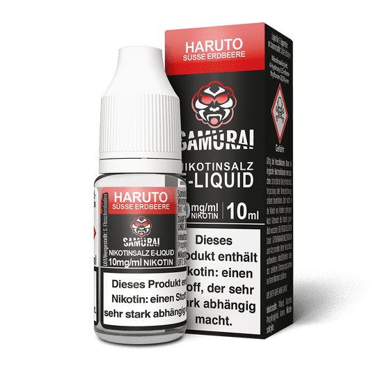 Samurai Nikotinsalz Liquid - Haruto Süße Erdbeere