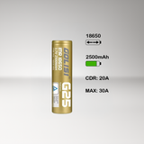 Golisi G25 Akku 18650 2500mAh/20A