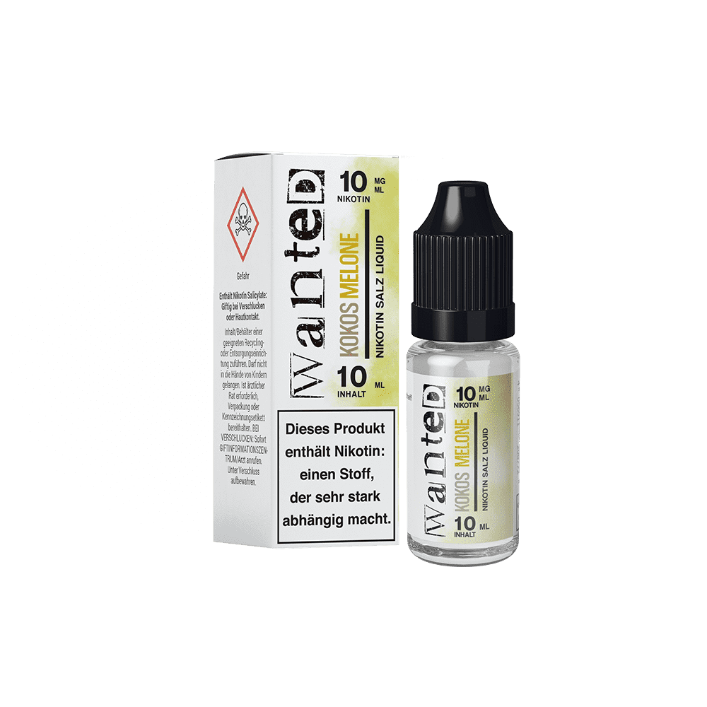 Liquid Kokos Melone - Wanted Overdosed Nikotinsalz