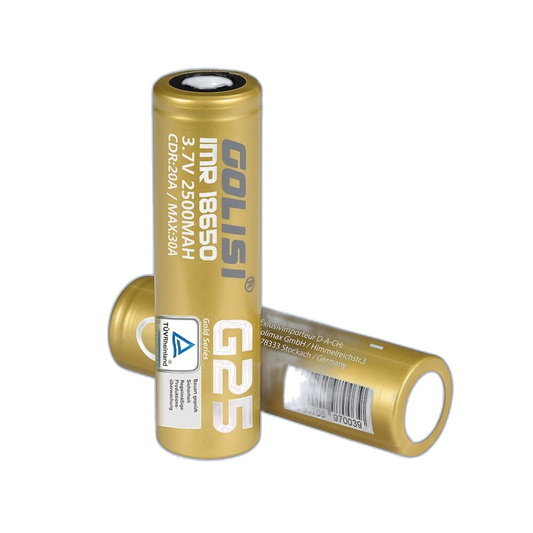 Golisi G25 Akku 18650 2500mAh/20A