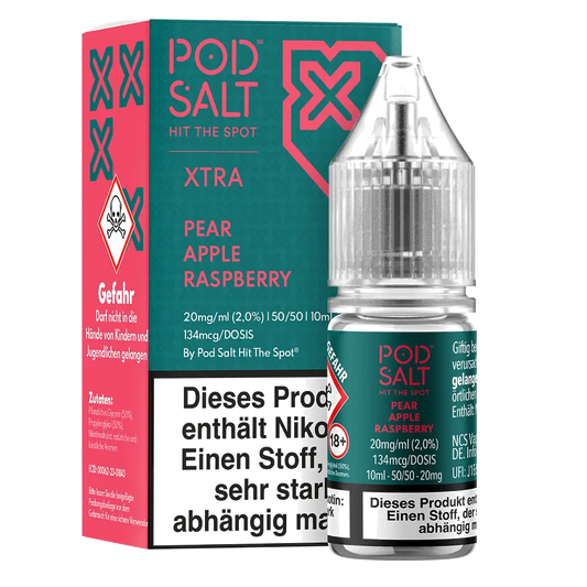 Liquid Pear Apple Raspberry - Pod Salt Xtra Nikotinsalz 20mg