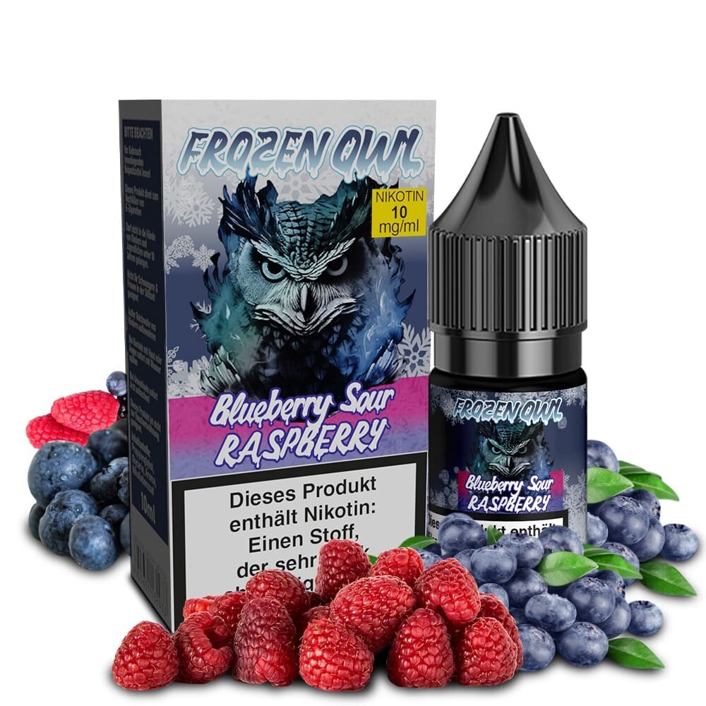 Liquid Blueberry Sour Raspberry - Frozen OWL Nikotinsalz