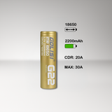 Golisi G22 Akku 18650 2200mAh/20A