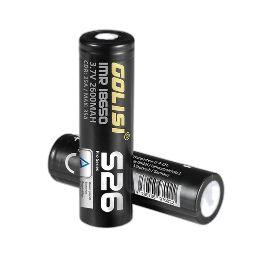 Golisi S26 Akku 18650 2600mAh/25A