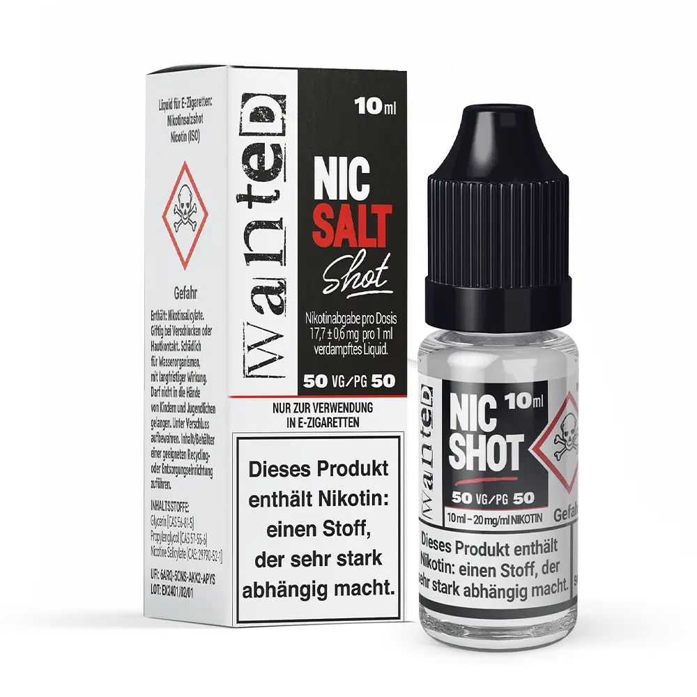 Nikotinsalz Shot - Wanted 20mg