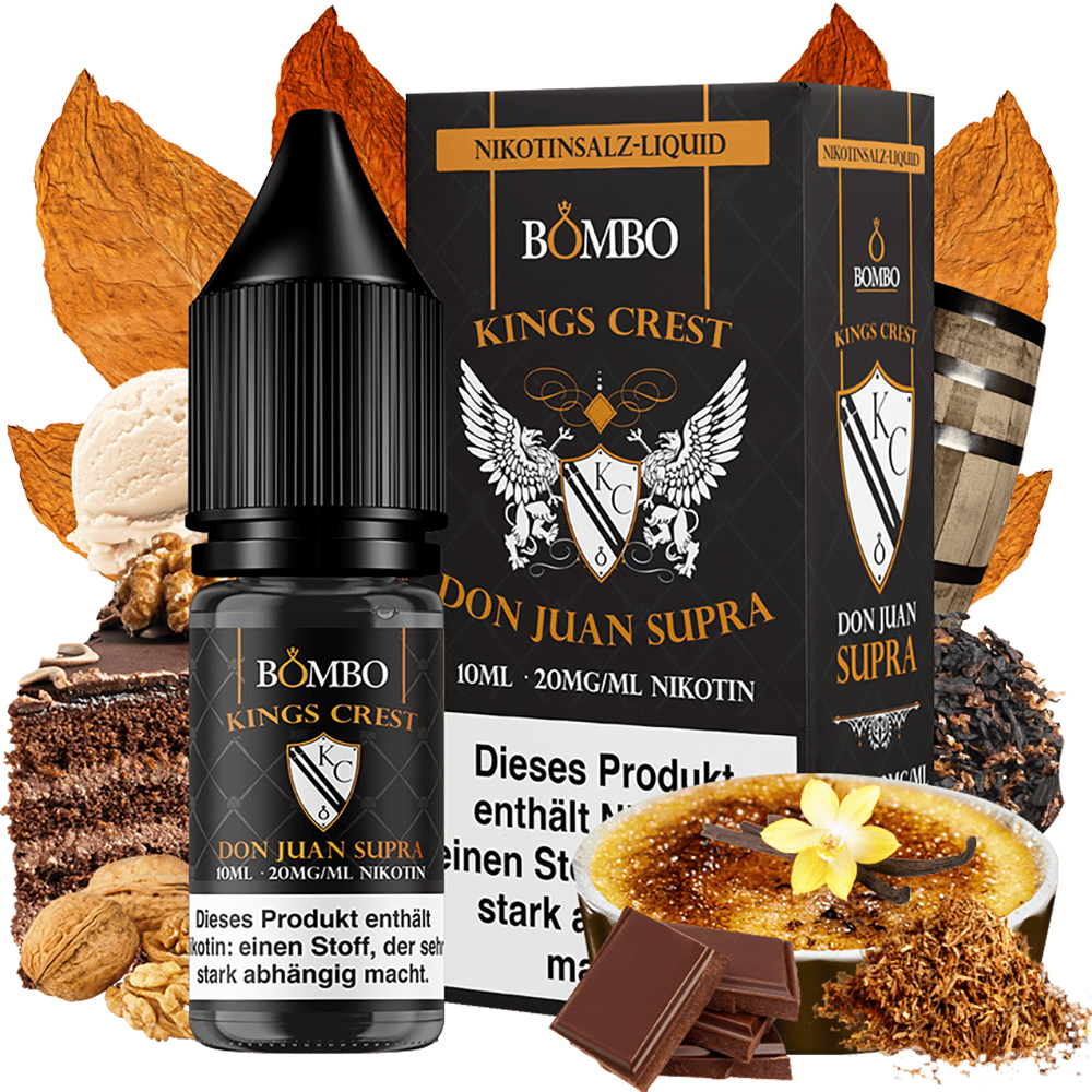 Kings Crest Nikotinsalz - Don Juan Supra - 10ml Liquid