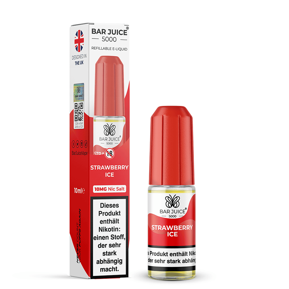 Bar Juice Nikotinsalz Strawberry Ice Liquid