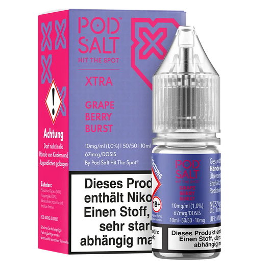Liquid Grape Berry Burst - Pod Salt Xtra Nikotinsalz