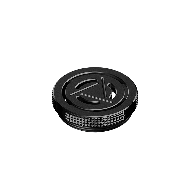 BD Vape Rayden 100 Mod Bottom Cap Black (Knurl)