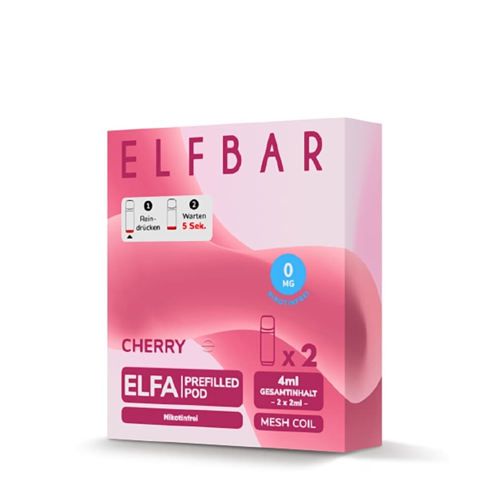 ELFBAR Elfa nikotinfrei Pods alle Sorten