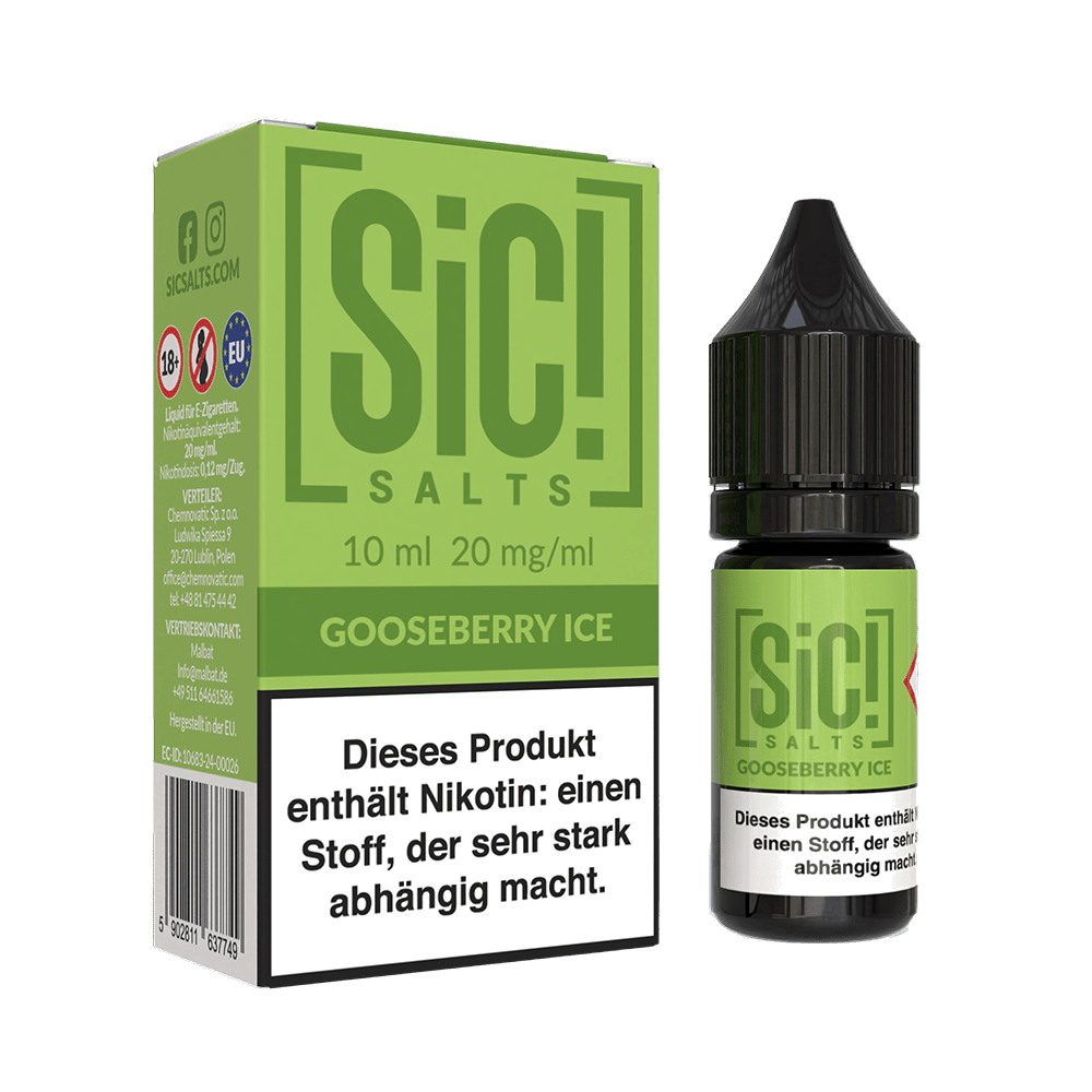 SIC Nikotinsalz Liquid  - Gooseberry Ice - 20mg
