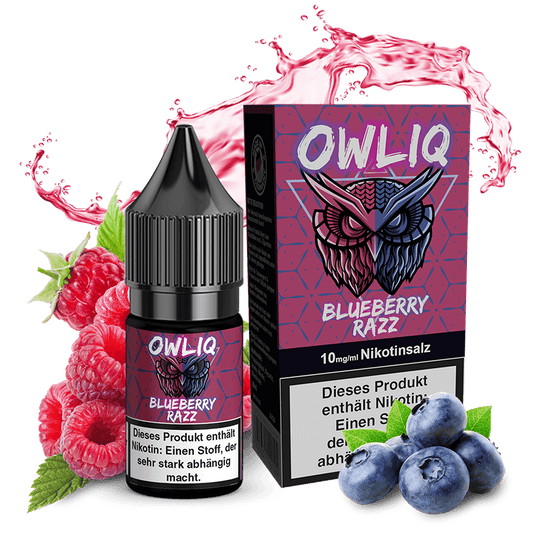 Liquid Blue Razz - OWLIQ Nikotinsalz