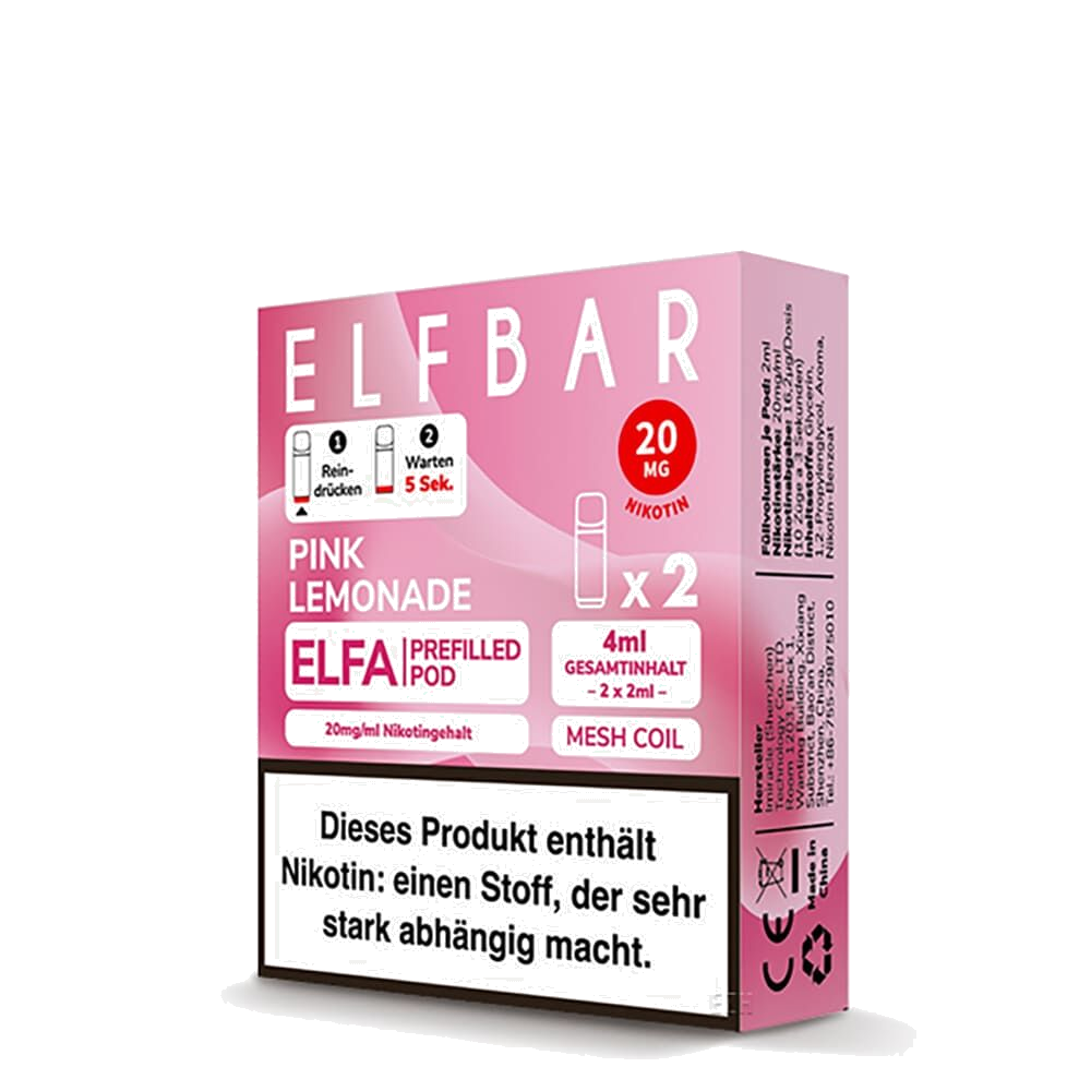 ELFBAR Elfa Pods alle Sorten