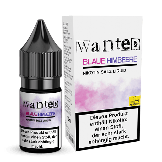 Wanted Overdosed Blaue Himbeere Nikotinsalz-Liquid 10 ml