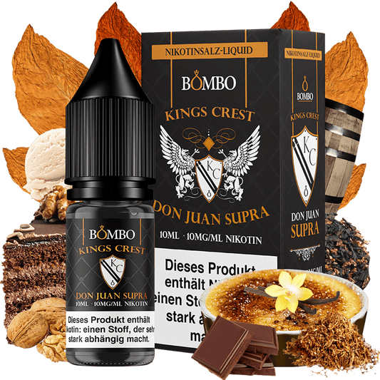 Kings Crest Nikotinsalz - Don Juan Supra - 10ml Liquid