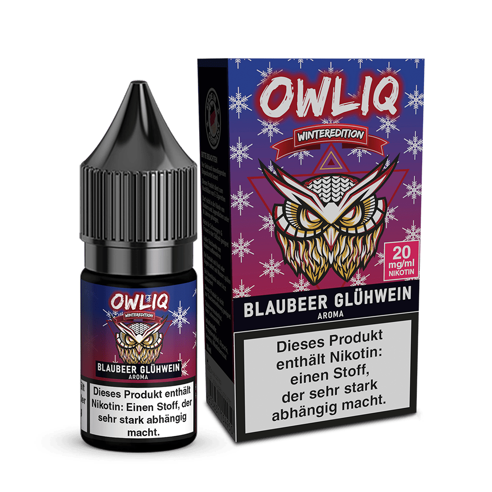 OWLIQ Nikotinsalz Weihnachtsedition - Blaubeer Glühwein