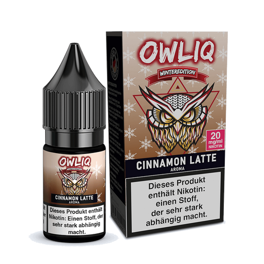 OWLIQ Nikotinsalz Weihnachtsedition - Cinnamon Latte - 20mg