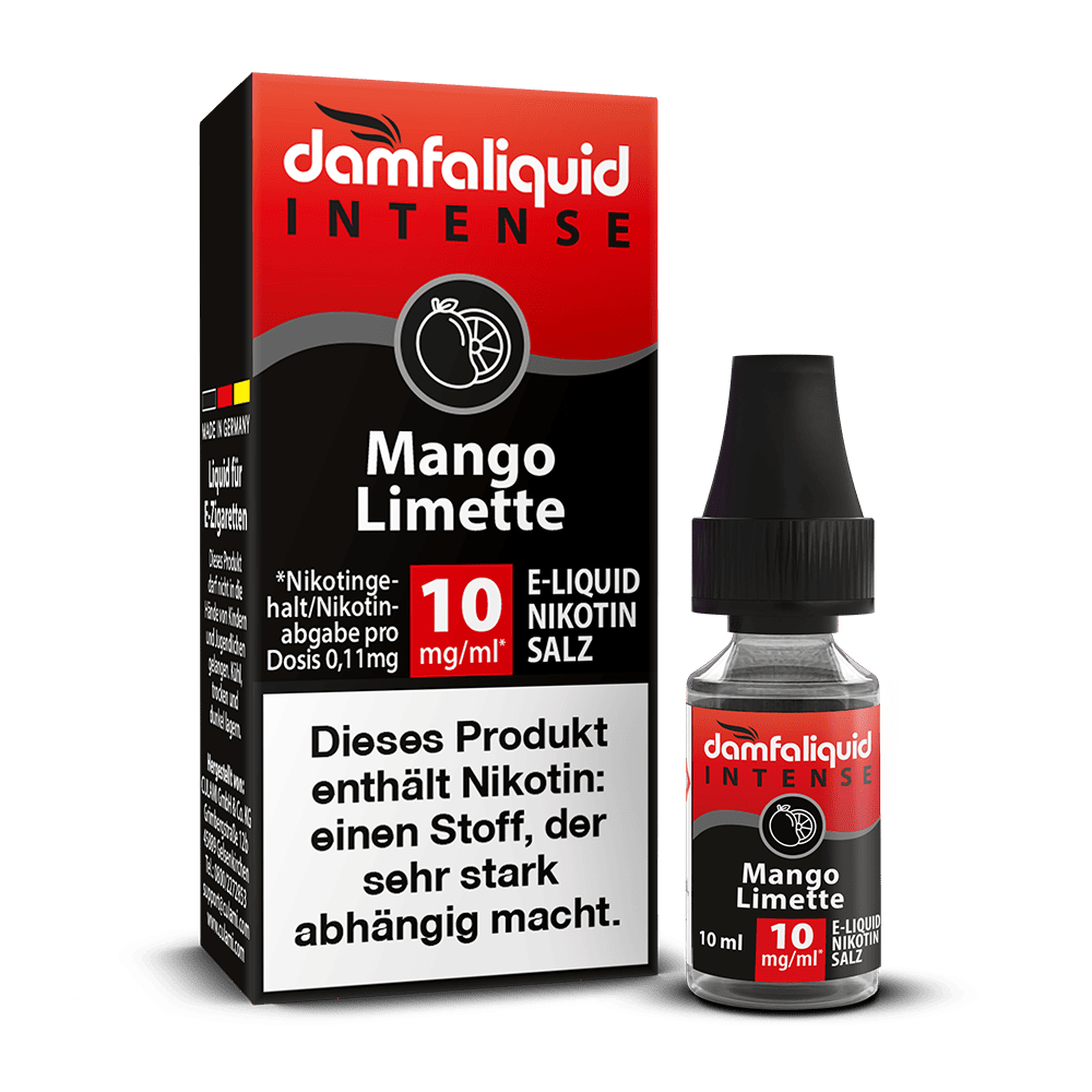 damfaliquid Nikotinsalz Mango Limette INTENSE