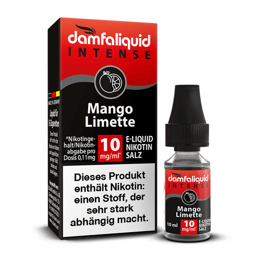damfaliquid Nikotinsalz Mango Limette INTENSE