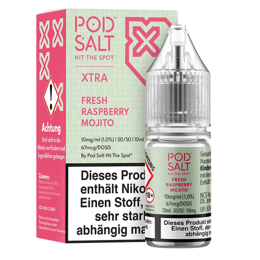 Liquid Fresh Raspberry Mojito - Pod Salt Xtra Nikotinsalz