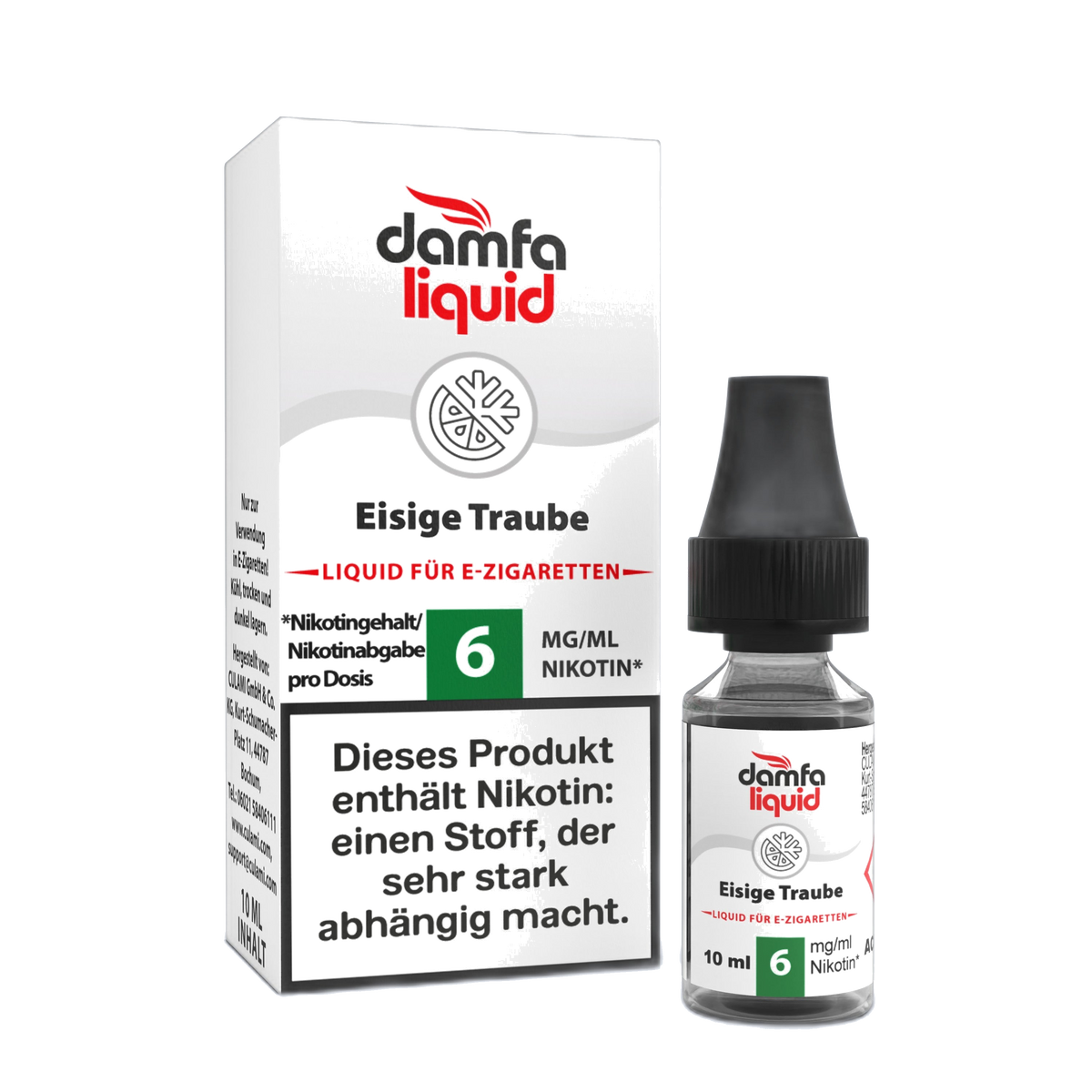 damfaliquid Eisige Traube 10ml