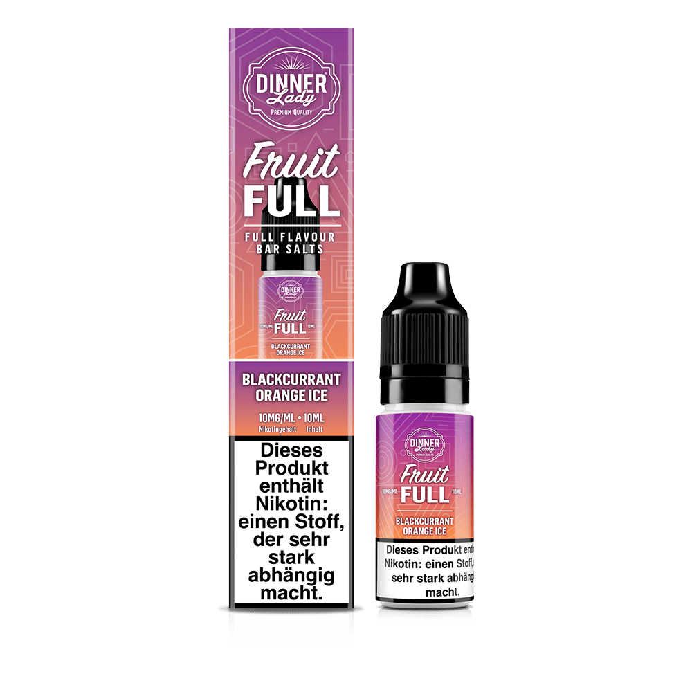 Liquid Blackcurrant Orange Ice - Dinner Lady Fruit Full Nikotinsalz