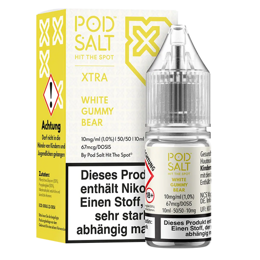 Liquid White Gummy Bear - Pod Salt Xtra Nikotinsalz