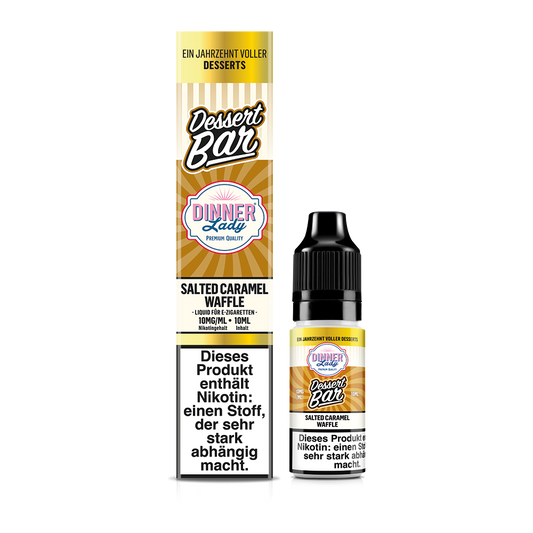 Dinner Lady Nikotinsalz Salted Caramel Waffle 50/50 10ml