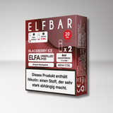 2x Elfbar Elfa Pods Blackberry Ice – 20mg