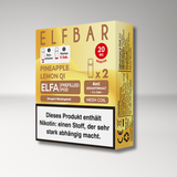 2x Elfbar Elfa Pods Pineapple Lemon Qi – 20mg Nikotinsalz