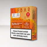 2x Elfbar Elfa Pod Tropical Fruit – 0mg & 20mg