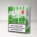 2x Elfbar Elfa Einweg Pod Kiwi Passionfruit Guava - 0mg & 20mg