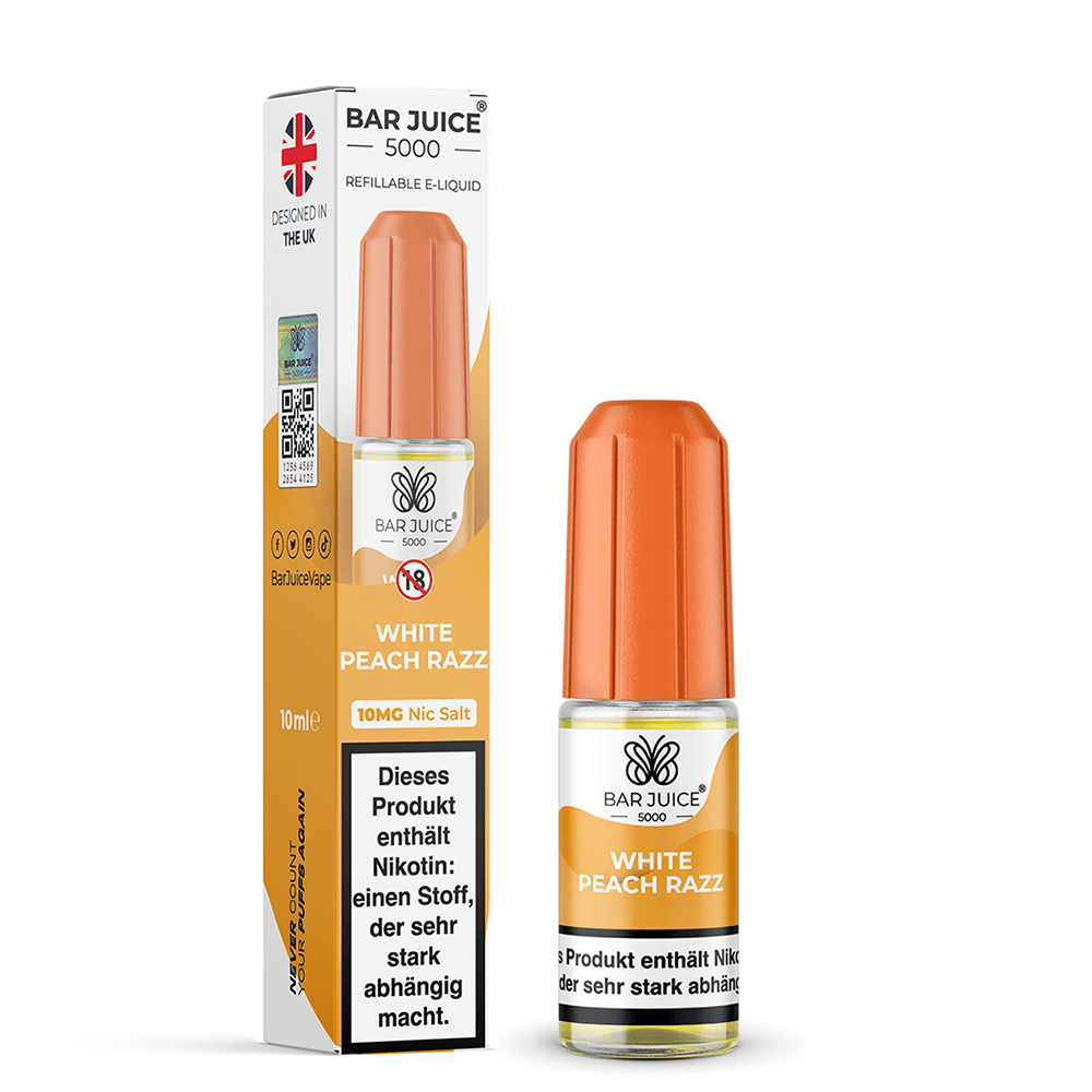 Bar Juice Nikotinsalz White Peach Razz Liquid