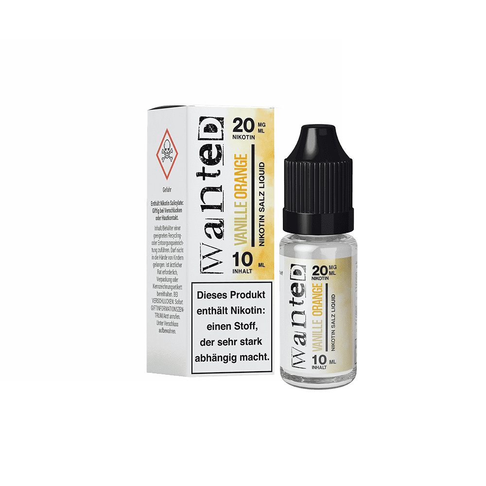 Liquid Vanille Orange - Wanted Overdosed Nikotinsalz