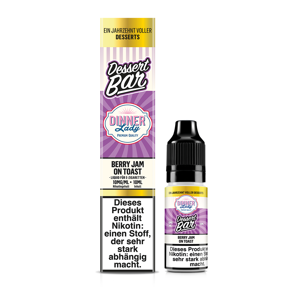 Dinner Lady Nikotinsalz Berry Jam on Toast 50/50 10ml