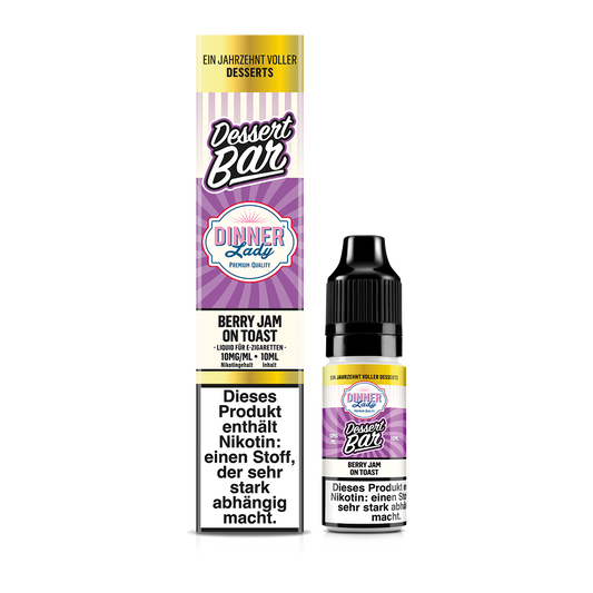 Dinner Lady Nikotinsalz Berry Jam on Toast 50/50 10ml