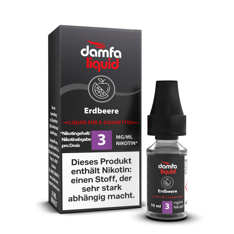 damfaliquid Erdbeere V2 10ml