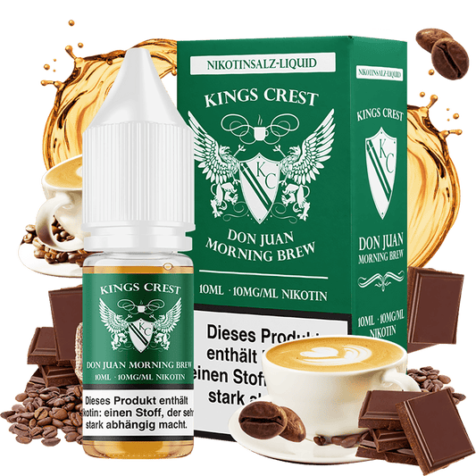 Kings Crest Nikotinsalz - Don Juan Morning Brew - 10ml Liquid
