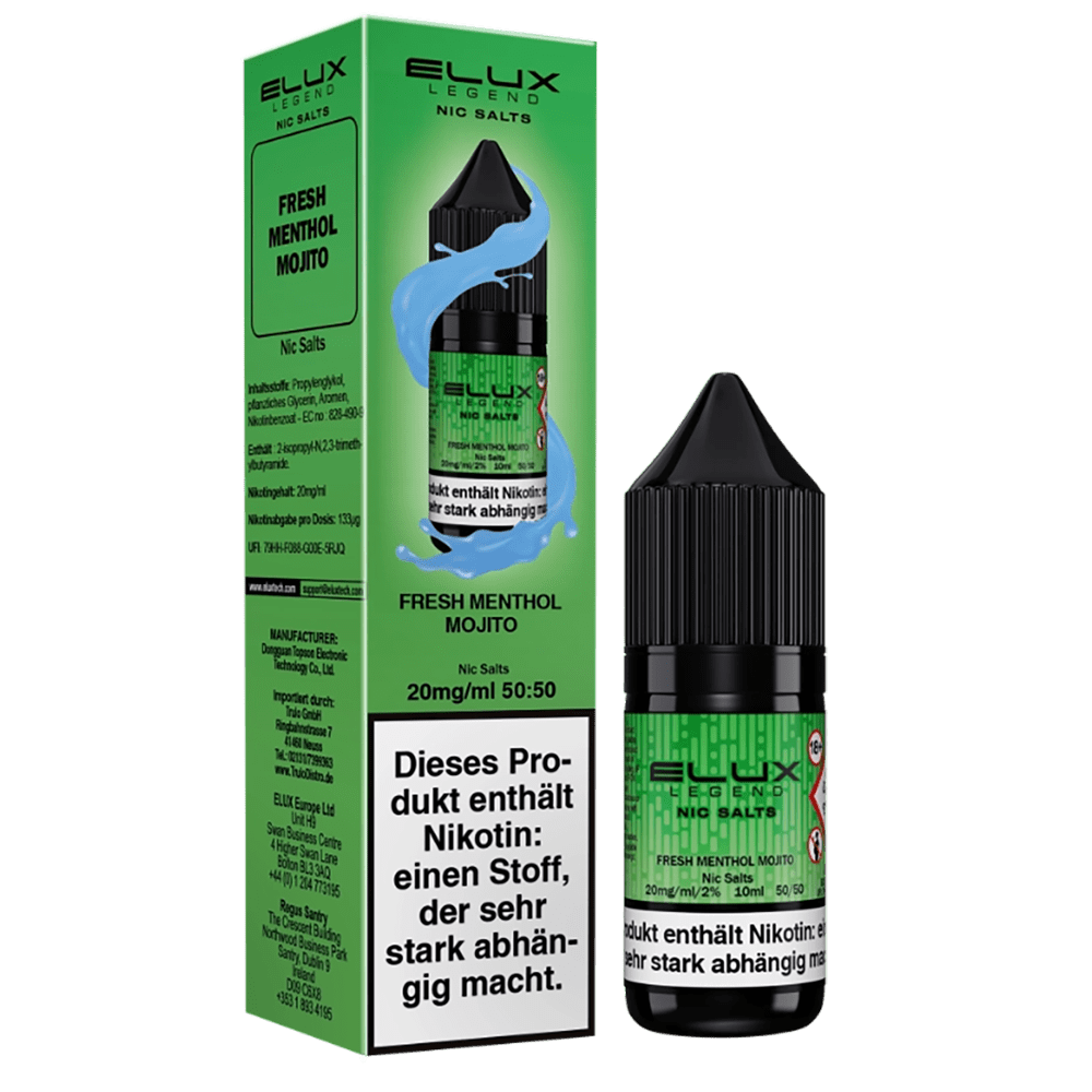Liquid Fresh Menthol Mojito - Elux Nikotinsalz